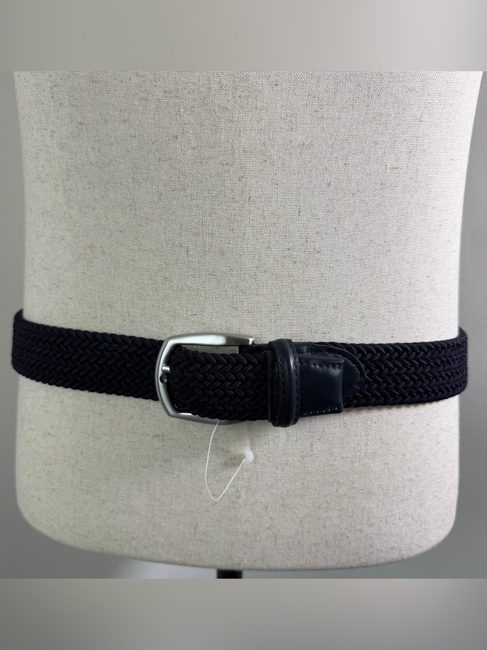 FAHERTY stretch woven & leather BELT 30